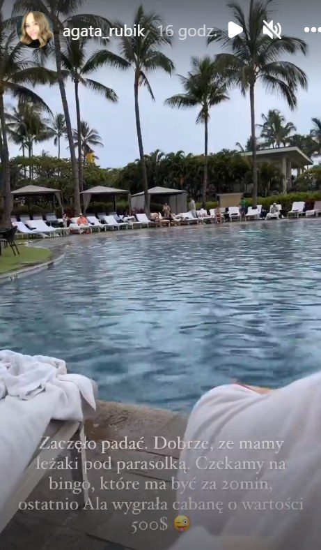 Agata i Piotr Rubik na wakacjach w Honolulu /Instagram