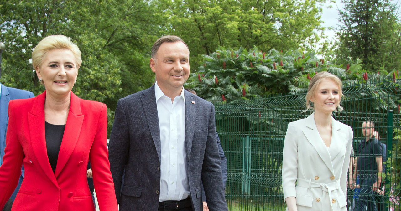 Agata Kornhauser-Duda, Andrzej Duda, Kinga Duda /Tomasz Jagodziński /Agencja FORUM