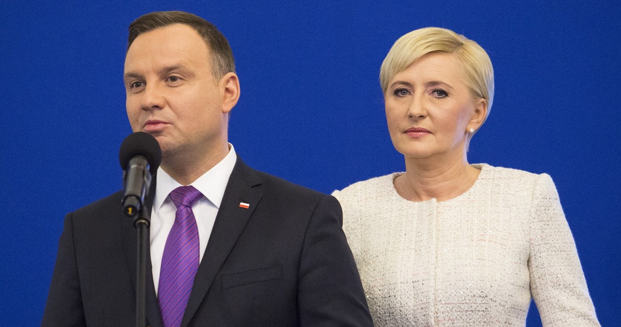 Agata Kornhauser-Duda, Andrzej Duda /Andrzej Hulimka  /Reporter