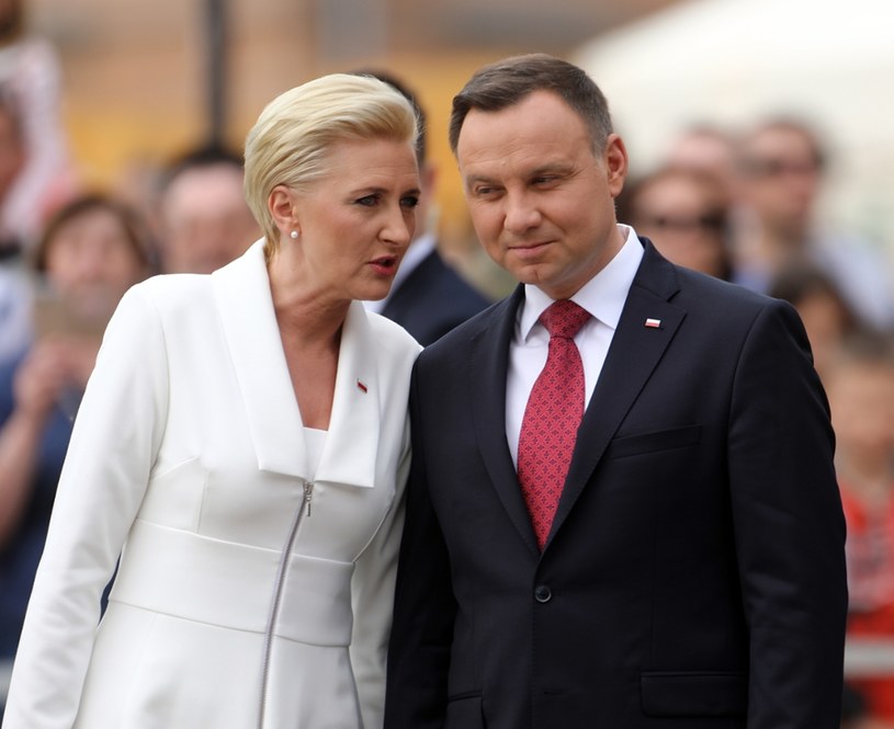 Agata Kornhauser-Duda, Andrzej Duda /Stanisław Kowalczuk /East News