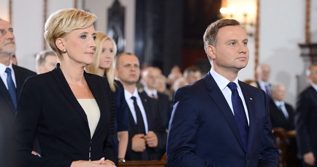 Agata Kornhauser-Duda i Andrzej Duda /Jarosław Antoniak /MWMedia