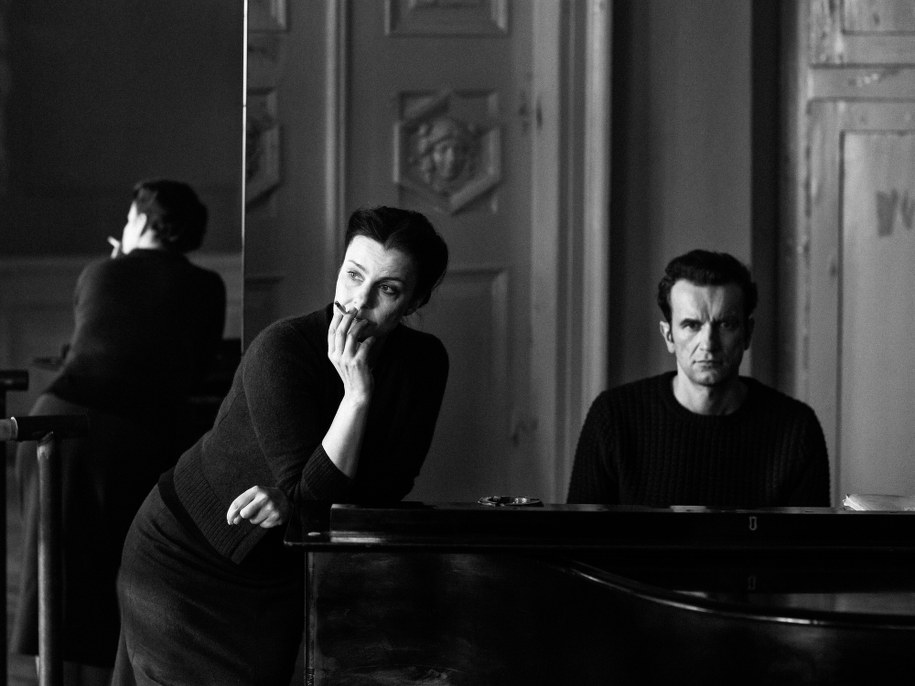 Agata Kulesza i Tomasz Kot na planie "Zimnej wojny" /Łukasz Bąk/Kino Świat /Materiały prasowe