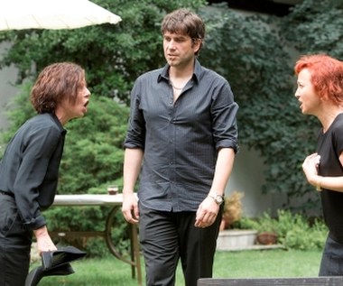 Agata Kulesza, Marcin Dorociński i Gabriela Muskała w filmie "Moje córki krowy"