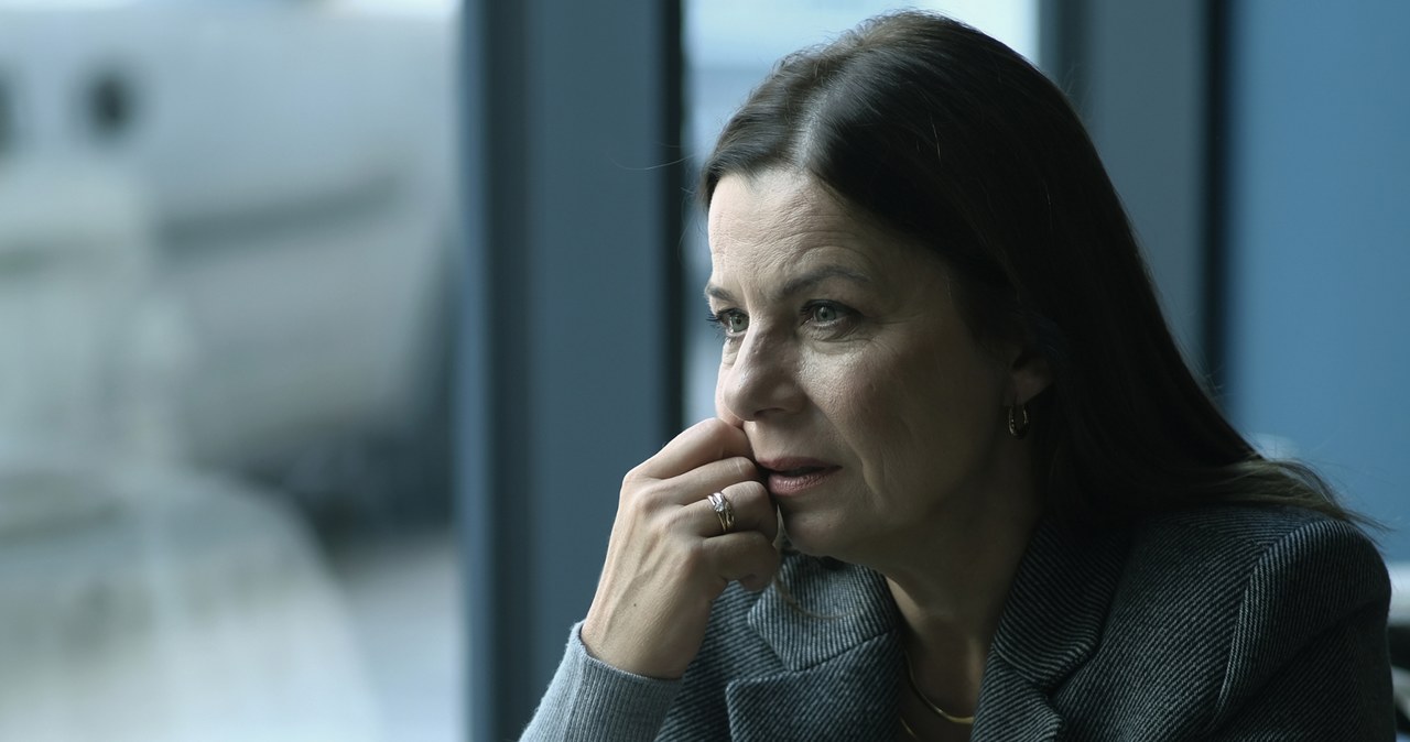 Agata Kulesza w serialu "Krew z krwi" /TVP / Forum /Agencja FORUM