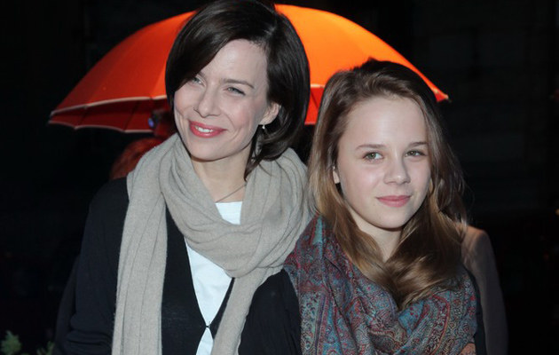 Agata Kulesza z córką Marianną /East News