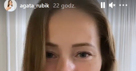 Agata Rubik nie wybiera się do pracy /Screen z instastory www.instagram.com/agata_rubik/ /Instagram