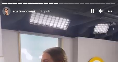 Agata Wdowiak w studiu Dzień Dobry TVN /Instagram