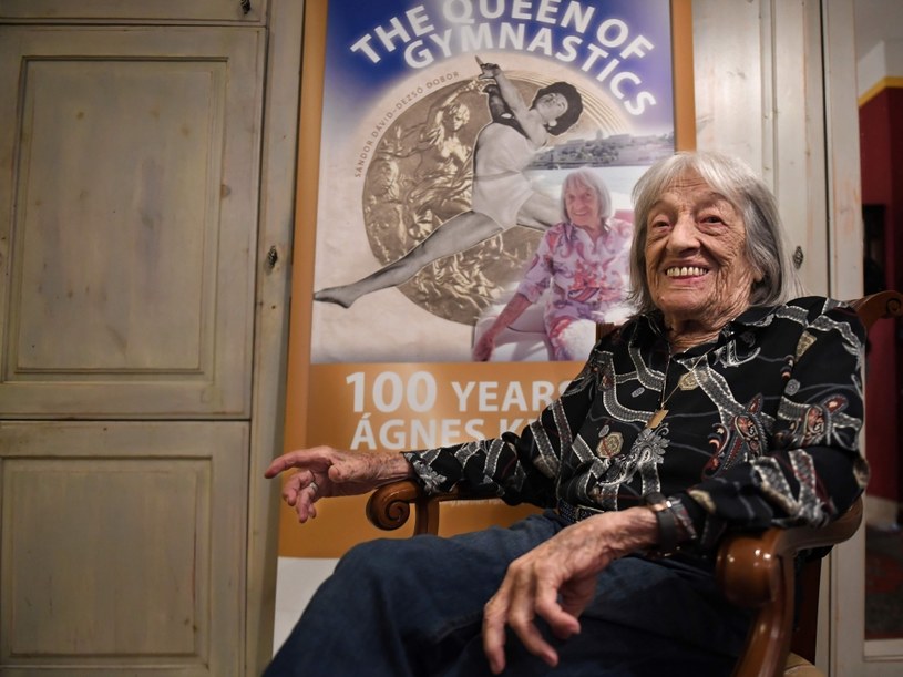 Najstarsza mistrzyni olimpijska Agnes Keleti kończy 100 lat - Sport w