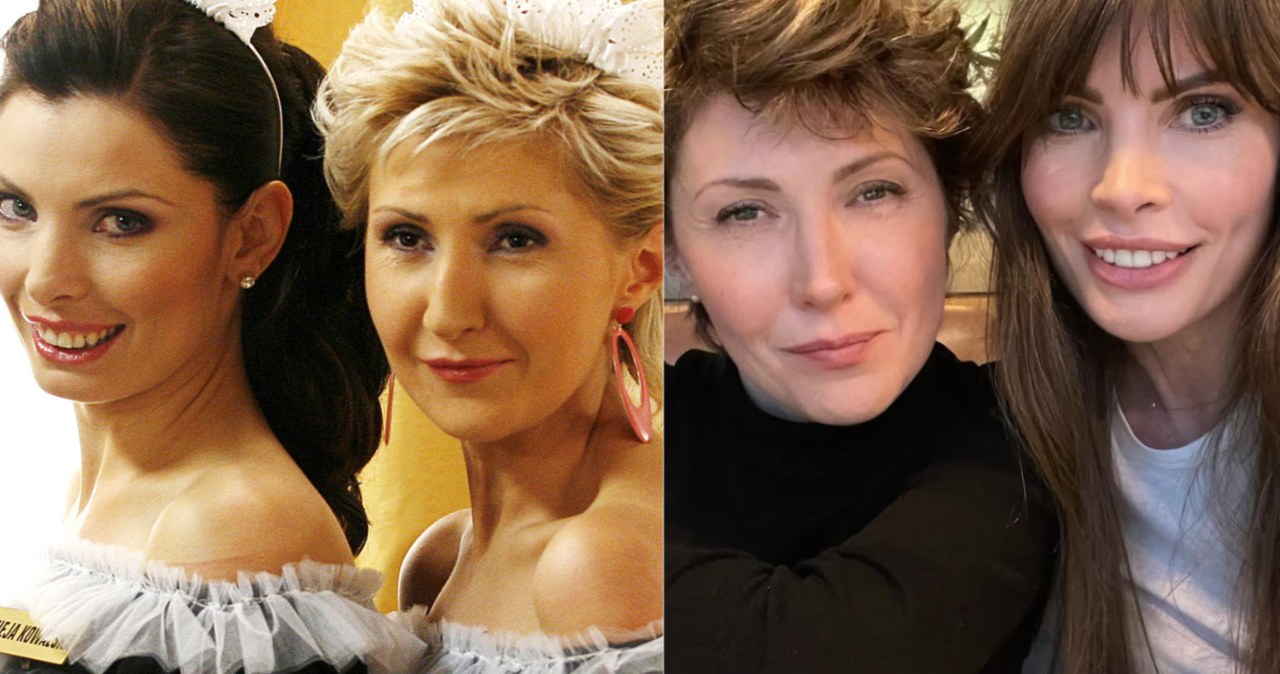 Agnieszka Dygant i Iwona Wszołkówna w 2007 i w 2024 roku /@agnieszka_dygant_official /Jarosław Wojtalewicz /AKPA/Instagram
