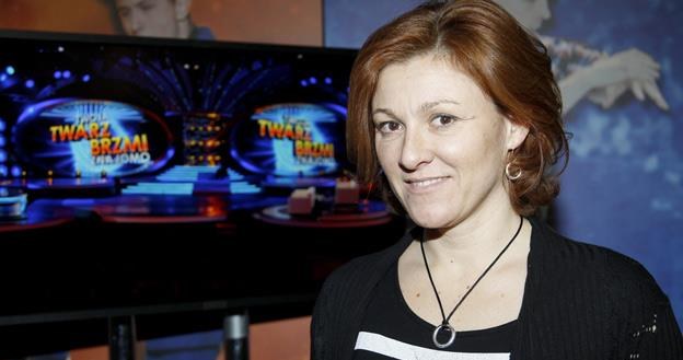 Agnieszka Hekiert na planie programu "Twoja Twarz Brzmi Znajomo" /AKPA