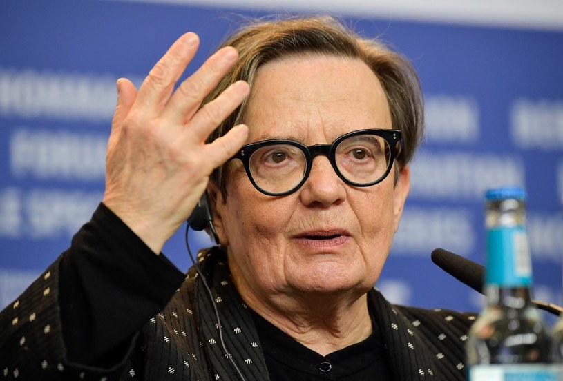 Agnieszka Holland na konferencji prasowej po pokazie filmu "Szarlatan" - Berlinale 2020 /AFP