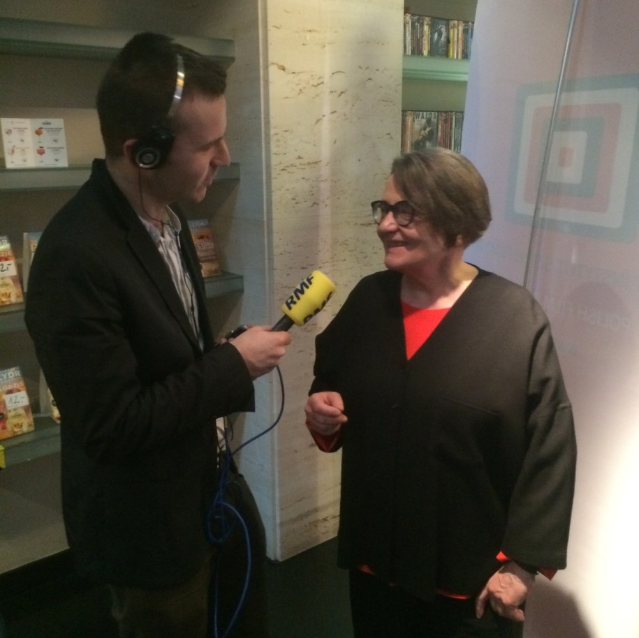 Agnieszka Holland wraz z naszym dziennikarzem /RMF FM