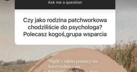 Agnieszka Hyży odpowiada fanowi na pytanie /Instagram