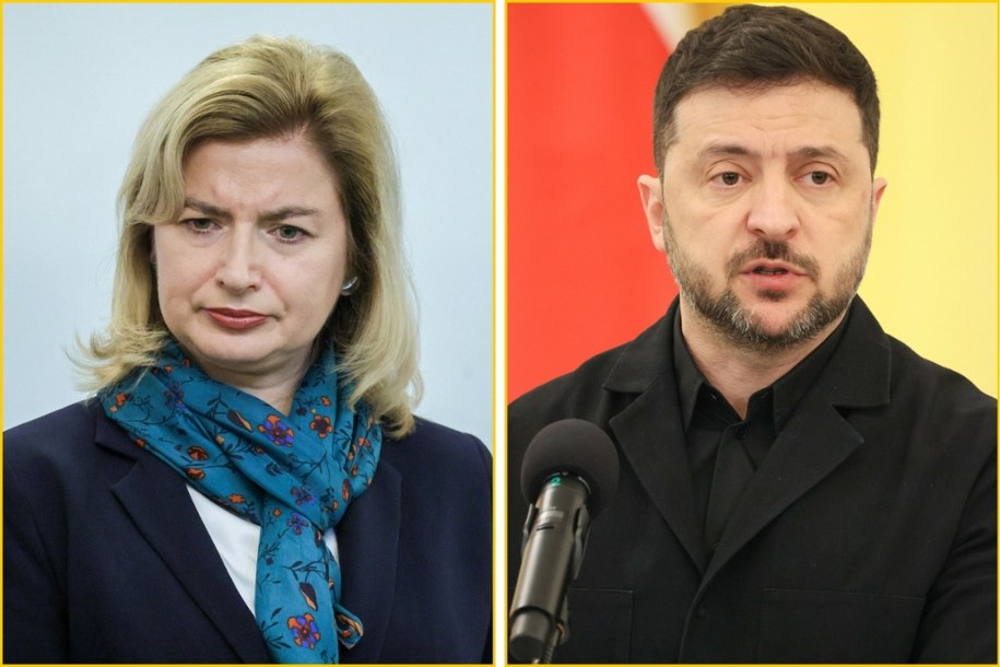 Agnieszka Jędrzak i Wołodymyr Zełenski /	Wojciech Olkuśnik /East News