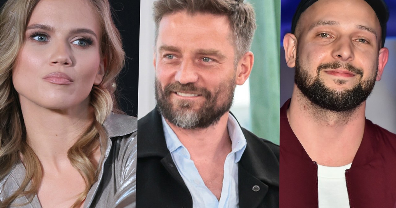 Agnieszka Kaczorowska, Marcin Rogacewicz i Maciej Pela /East News