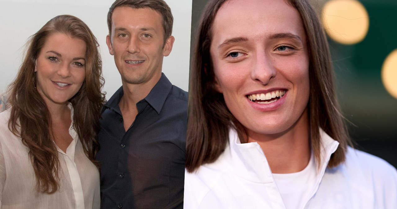 Agnieszka Radwańska, Dawid Celt i Iga Świątek /East News