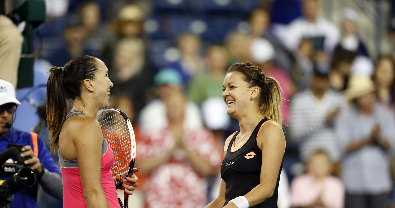 Agnieszka Radwańska i Jelena Janković podczas turnieju Indian Wells /Cal Sport Media /East News