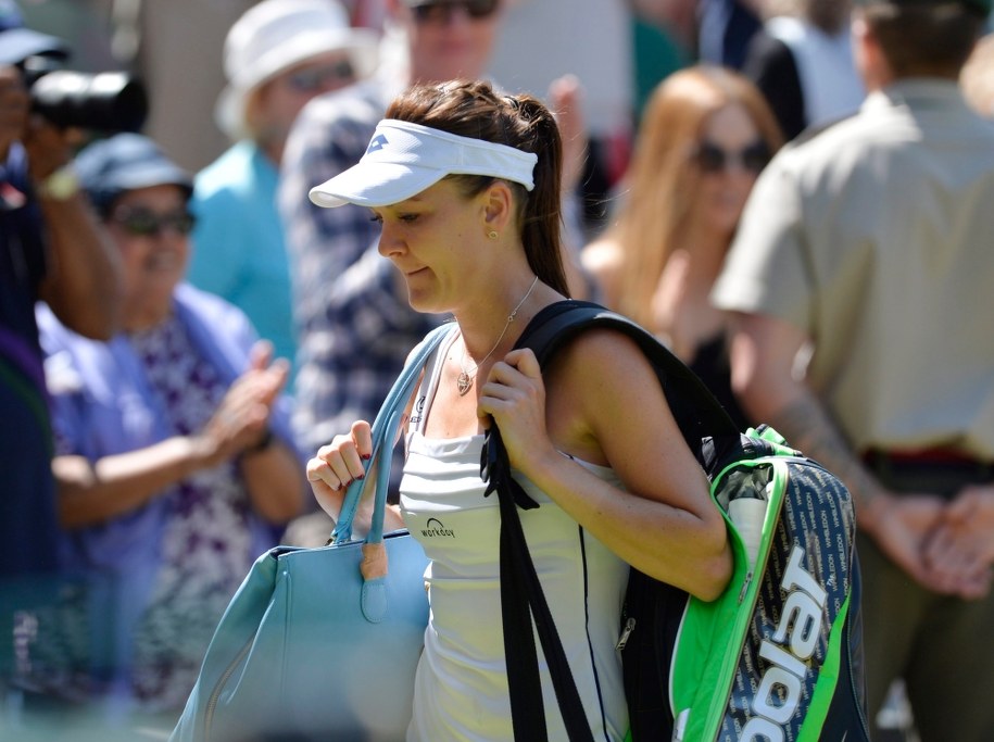 Agnieszka Radwańska kończy przygodę z Wimbledonem 2015 /GERRY PENNY /PAP/EPA