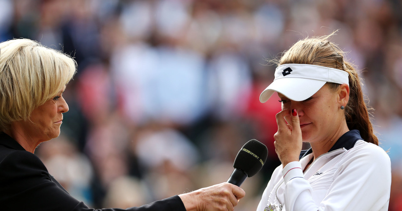 Agnieszka Radwańska po finale Wimbledonu 2012 /Julian Finney /Getty Images