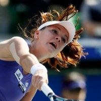 Turniej tenisa ziemnego w Tokio.