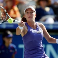 Turniej tenisa ziemnego w Tokio.