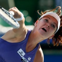 Turniej tenisa ziemnego w Tokio.