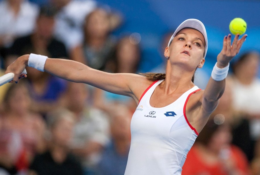 Agnieszka Radwańska przegrała z Hiszpanką Garbine Muguruzą /TONY MCDONOUGH    /PAP/EPA