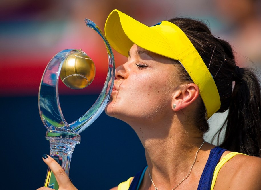 Agnieszka Radwańska triumfowała w Montrealu /ANDRE PICHETTE /PAP/EPA