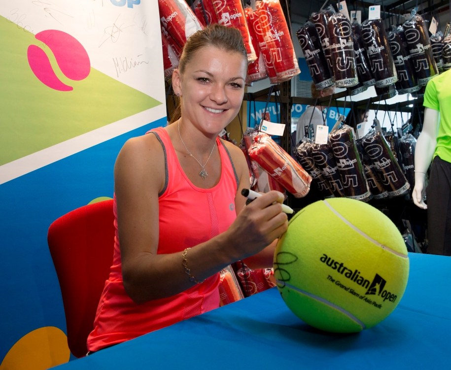 Agnieszka Radwańska w Australii /FIONA HAMILTON  /PAP/EPA