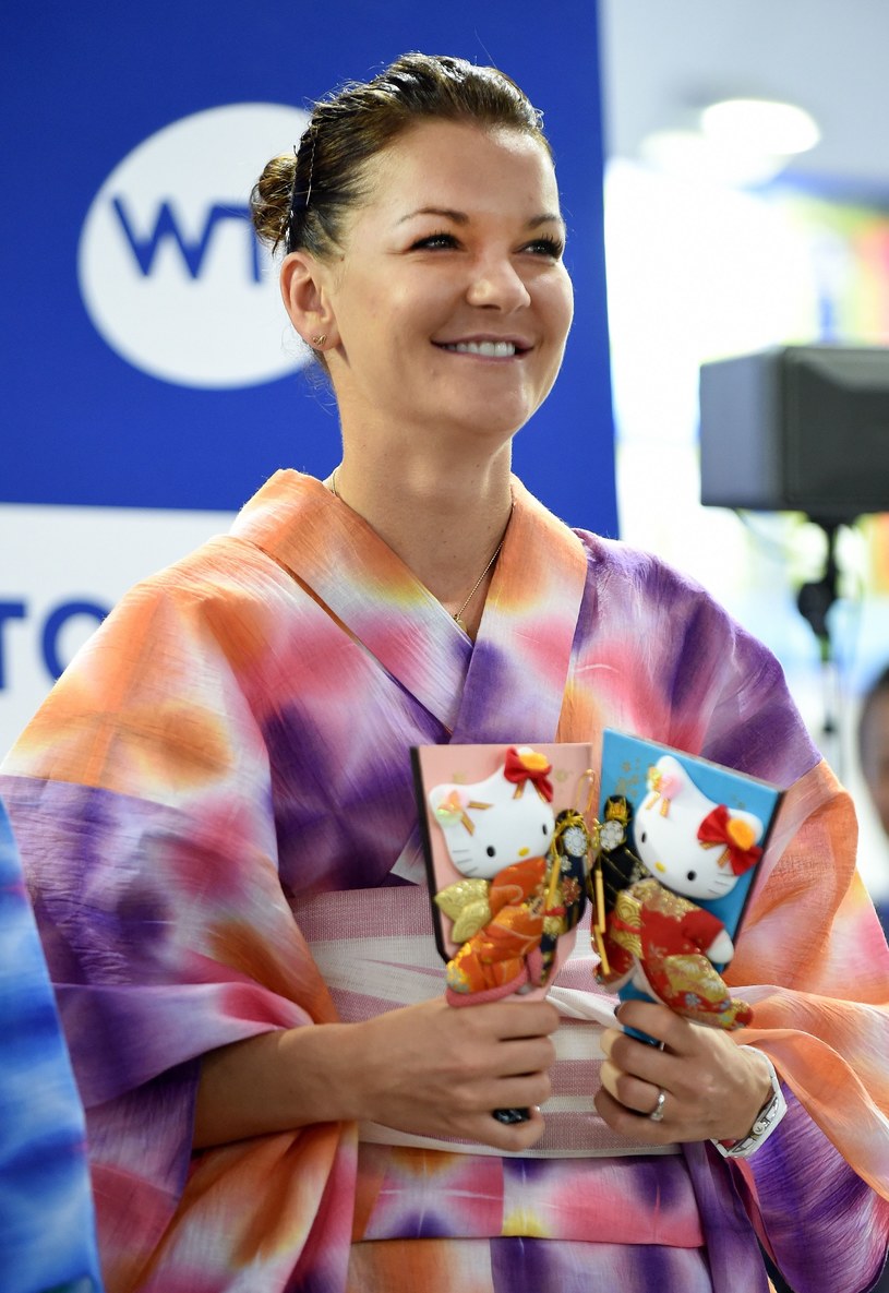 Agnieszka Radwańska w Tokio /AFP