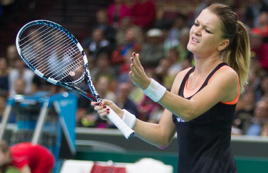 Agnieszka Radwańska /Andrzej Grygiel /PAP