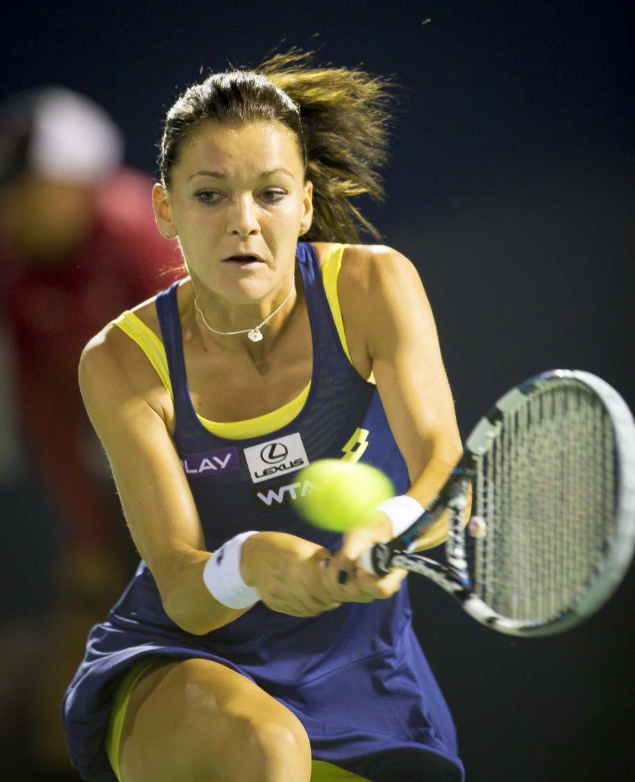 Agnieszka Radwańska /ANDRE PICHETTE /PAP/EPA