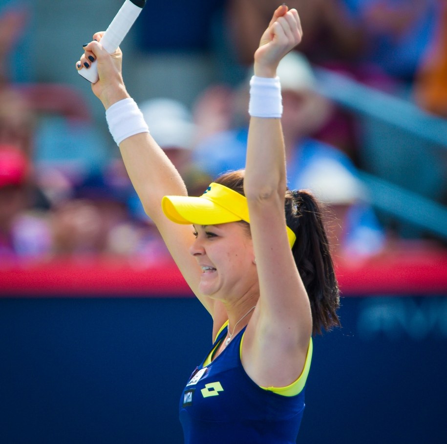 Agnieszka Radwańska /ANDRE PICHETTE /PAP/EPA