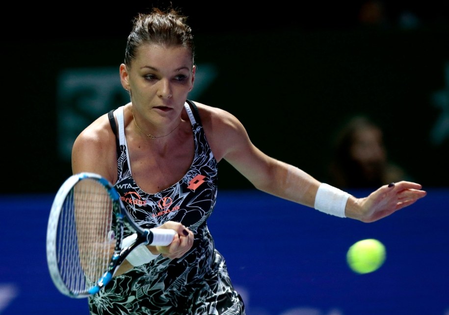 Agnieszka Radwańska /EPA/WALLACE WOON  /PAP/EPA