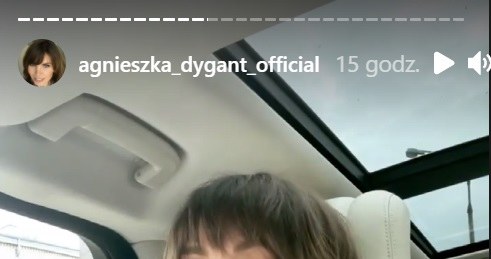 Agnieszka stwierdziła, że jej przemyślenia jednak nie mają głębi fot. https://www.instagram.com/agnieszka_dygant_official/ /Instagram /Instagram