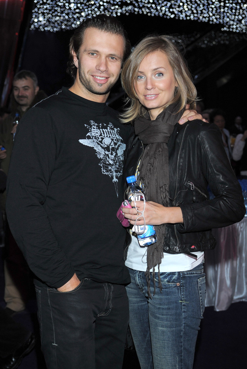 Agnieszka Szulim z mężem Adamem Badziakiem /MWMedia