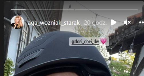 Agnieszka Woźniak-Starak: www.instagram.com/aga_wozniak_starak/ /Screen z InstaStory  /Instagram