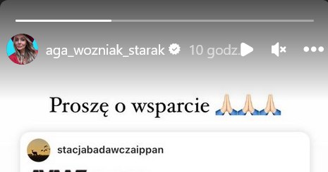 Agnieszka Woźniak-Starak /Instagram @aga_wozniak_starak /Instagram