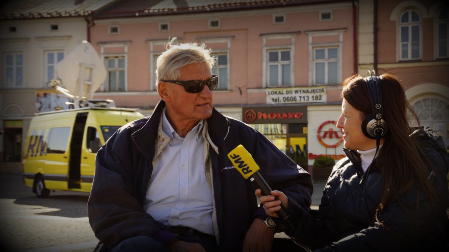 Agnieszka Wyderka i legendarny pilot rajdowy urodzony w Skierniewicach - Maciej Wisławski /Michał Dukaczewski /RMF FM