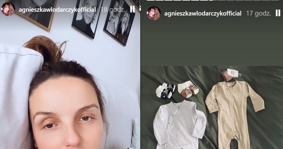 Agnieszka zdobyczami z lumpeksu pochwaliła się na Instagramie /instagram.com/agnieszkawlodarczykofficia/ /Instagram