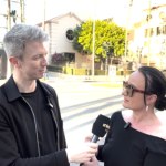Agnieszka Zwiefka opowiada Arturowi Zaborskiemu w Los Angeles o swoim dokumencie „Drzewa milczą”
