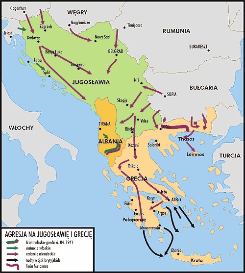 Agresja na Jugosławię i Grecję /Encyklopedia Internautica