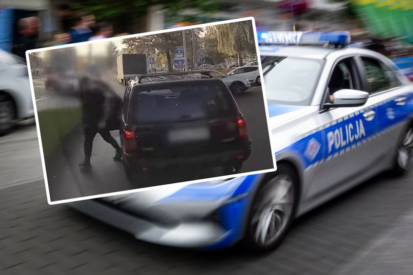 Agresywnego kierowcę z Jeepa spotka zasłużona kara /Piotr Kamionka/ REPORTER /East News