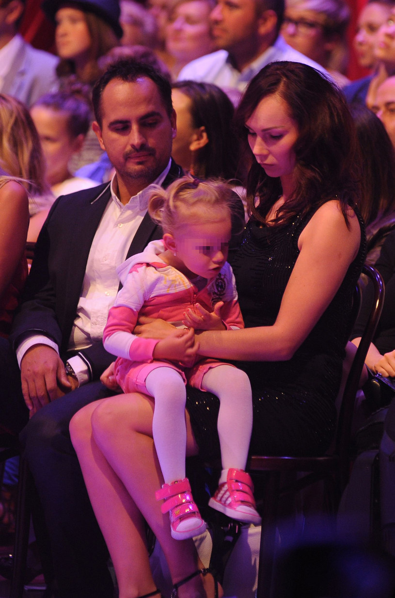 Agustin Egurrola i Nina Tyrka z córką /Andras Szilagyi /MWMedia
