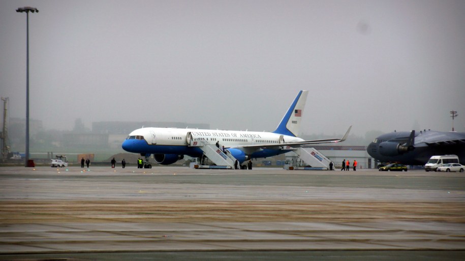 Air Force Two /Michał Dukaczewski /RMF FM