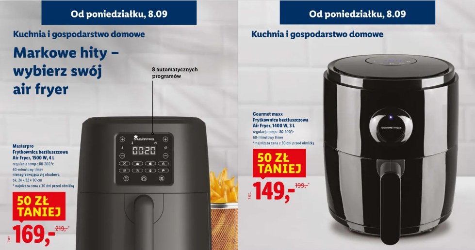 Air fryery w Lidlu /Lidl /INTERIA.PL