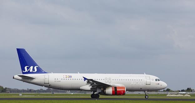 Airbus A320-232 w barwach SAS /&copy;123RF/PICSEL