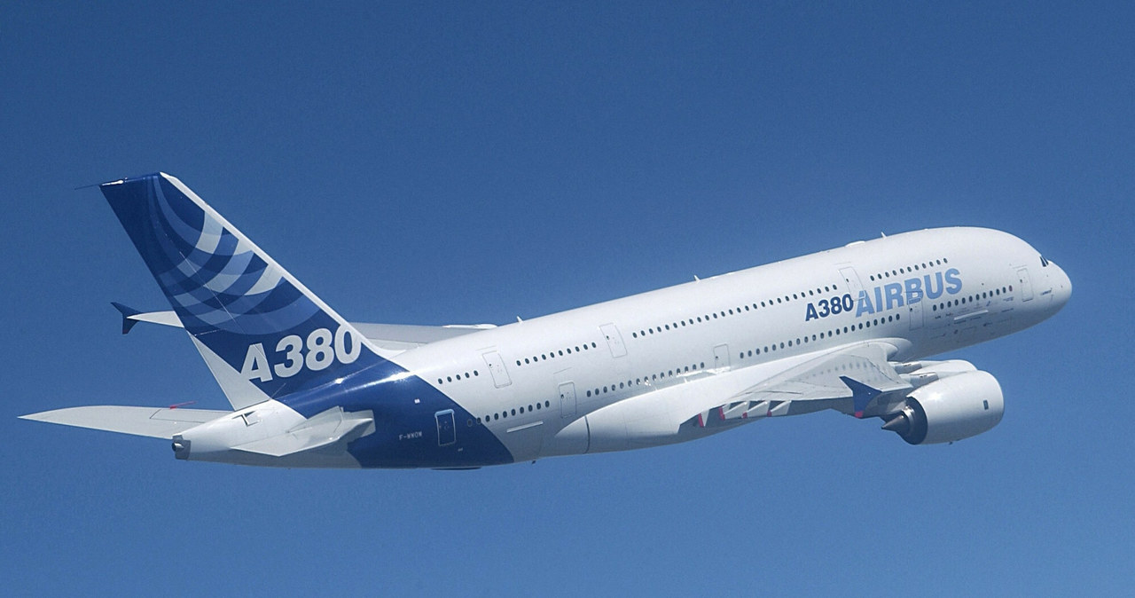 Airbus A380, największy pasażerski samolot świata. /Batard Patrick/ABACA/Abaca/East News /East News