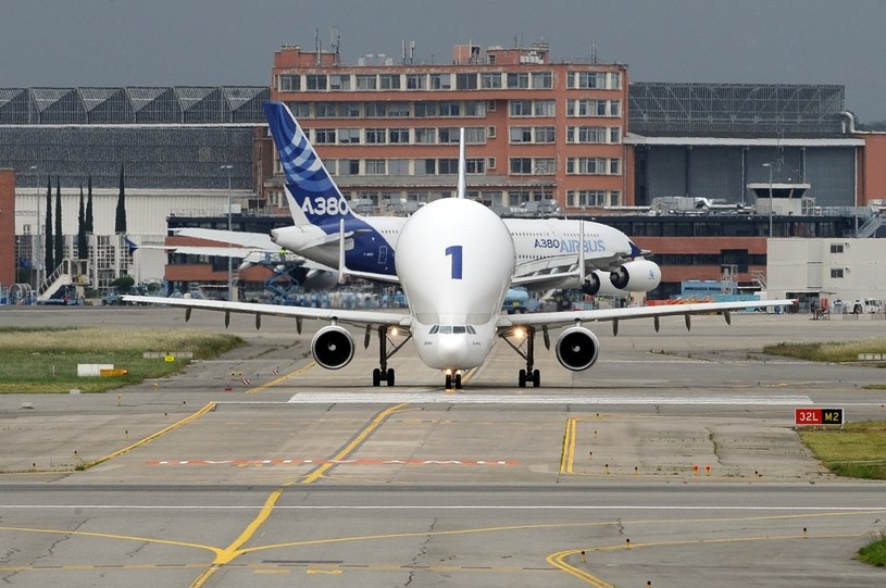 Airbus Beluga XL będzie jeszcze większy od samolotu transportowego Beluga /AFP