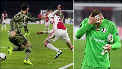 Ajax - Legia 1:0 w Lidze Europejskiej. Arkadiusz Malarz: Nie róbcie ze mnie kozła ofiarnego